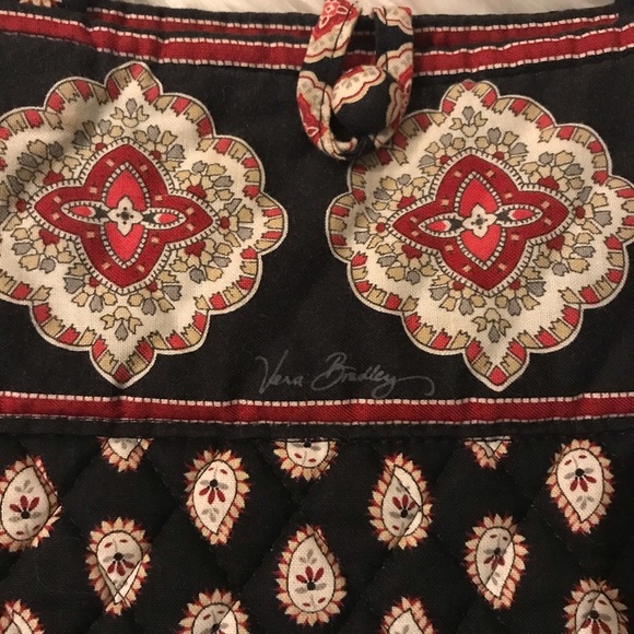 Vera Bradley Retired Classic Black Print Tote Bag - Picture 5 of 5